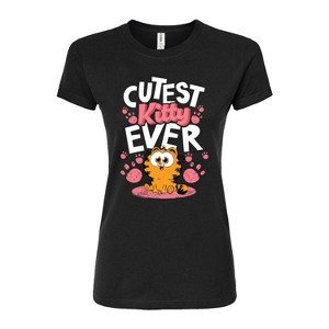 Women's - Garfield - Cutest Kitty Ever Fitted Graphic T-Shirt - 1 of 3