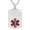 Steeltime 24" Stainless steel medical id dog tag - 2 of 4