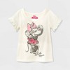 Toddler Girls' 4pc Minnie Mouse Solid Top and Bottom Set - Pink - image 3 of 4