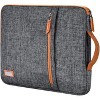 Hachikiko 15.6" Laptop Sleeve Case,Water Resistant,Shockproof, Fits MacBook Pro, Yoga 720,ThinkPad P1,HP Envy, Dell, ASUS ROG,Dark Grey - 2 of 4