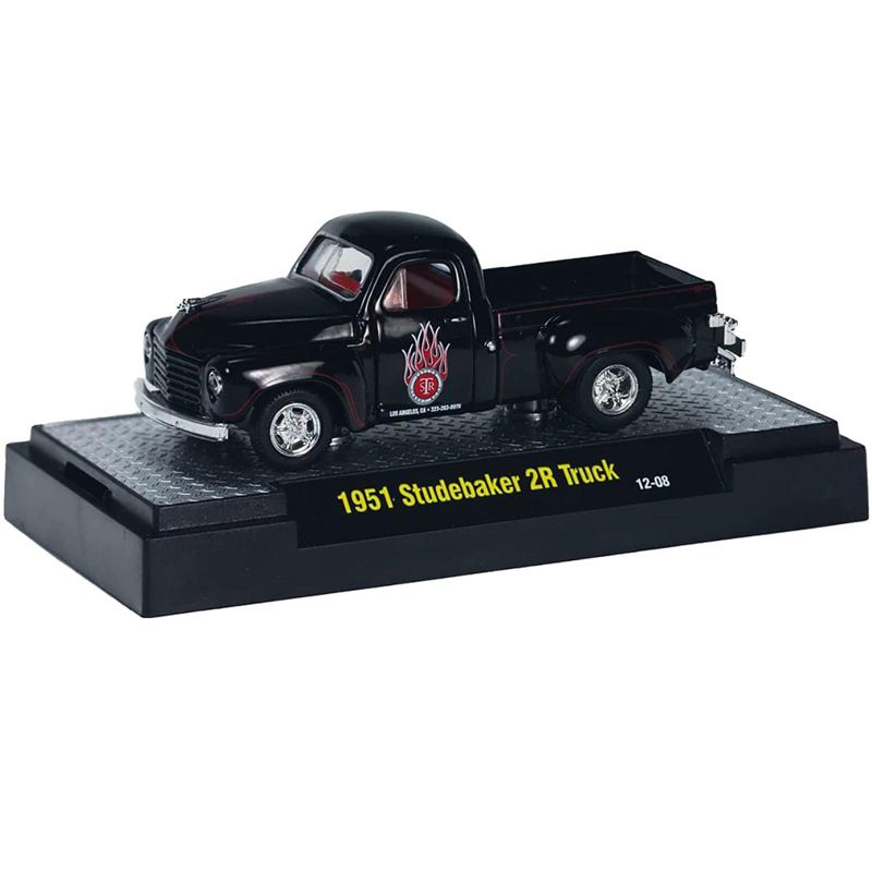 Auto Trucks Release 21A 1951 Studebaker 2R 2pc Cars Set W/CASES 1/64 Diecast Model Cars by M2, 2 of 4