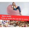Itopfox Stuffed Animal Storage Bean Bag Chair Cover for Kids, Teens & Adults - Soft Washable Corduroy Organizer for Plush Toys, Comfortable & Stylish - 4 of 4