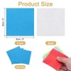 Unique Bargains Glossy Texture Square DIY Party Aluminum Foil Candy Wrappers 100 Pcs - 2 of 4