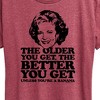 Women's - The Golden Girls - Rose Banana Older You Get Short Sleeve Graphic T-Shirt - 2 of 4