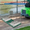 Drag Harrow, Steel Driveway Drag with Pin Hitch, Tow Behind Landscape Leveling Rake 50lbs Max Heavy-Duty Lawn Leveling Tools for Tractor - 4 of 4