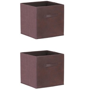 REGALWOVEN Collapsible Fabric Storage Bin with Handle for Organizing Clothes Books 2 Pcs - 1 of 4