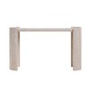 NicBex Simple Narrow Console Table with Unique Base Design,Marble/Wood Pattern Entrance Table for Hallway, Entrance - 2 of 4