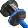 Adjustable Dumbbell - 55lb Single Dumbbell with Anti-Slip Handle, Adjust Weight by Turning Handle with Tray, Exercise Fitness Dumbbell for Full Body - 2 of 4