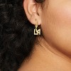 Bijoux Sport by Luv Aj MLS Gold Hoop Earrings - 2 of 3