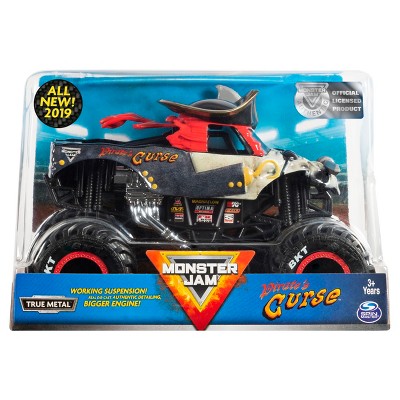 captain's curse monster truck toy