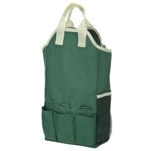 Unique Bargains Oxford Cloth Multi-Purpose Wear-Resistant Gardening Bag 14.17 x 11.42 Inch Green 1 Pc - 1 of 4