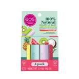 eos 100% Natural Fruity Lip Balm Variety Pack - 0.56oz/4pk