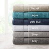 Vynxaria White Antimicrobial Cotton Bath Sheet 2 Piece Set - 4 of 4