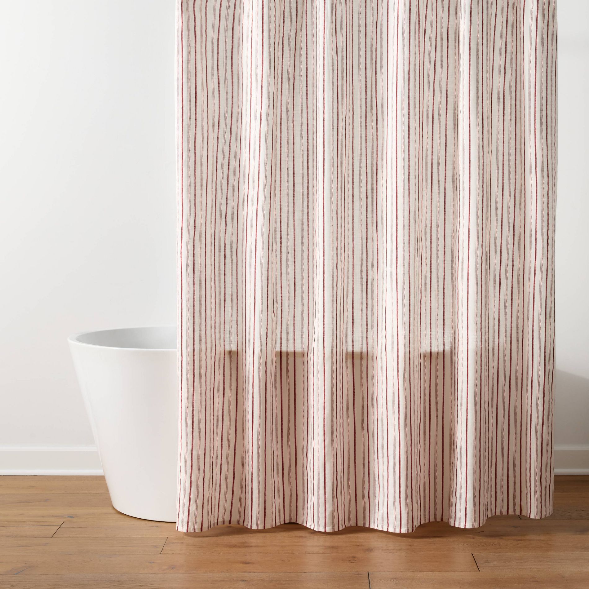 72"x72" Valentine's Day Striped Cotton Shower Curtain - Threshold™