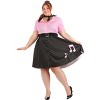 HalloweenCostumes.com Women's Plus Size Sock Hop Cutie Costume - 2 of 3