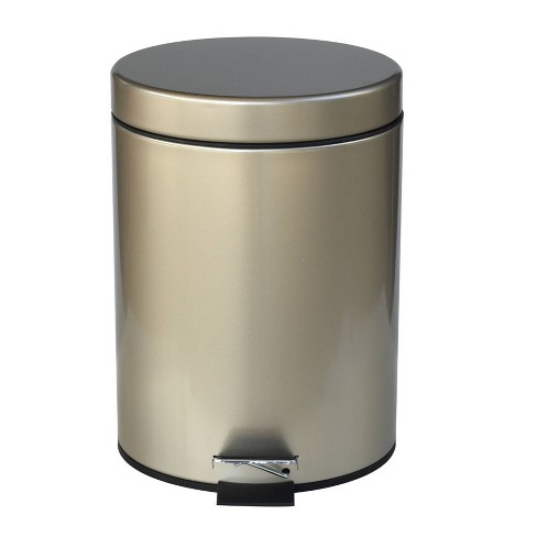 Better Homes & Gardens 1.3 gal / 5L Stainless Steel Round Kitchen Garbage  Can