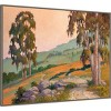 42" x 32" Poppy Hill Path and Trees by Ed Penniman Framed Canvas Wall Art Print - Amanti Art: Modern Lithograph, Polystyrene Frame - 2 of 4