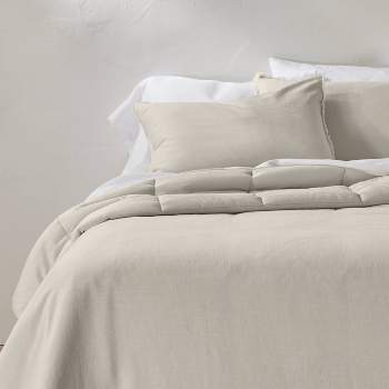 Full/queen Washed Cotton Sateen Quilt Sage - Threshold™ : Target