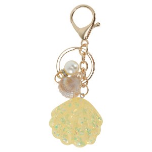 Unique Bargains Pearl Shell Handbag Charm 1 Pcs - 1 of 4