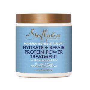 SheaMoisture Manuka Honey & Yogurt Hydrate + Repair Hair Mask - 8oz - 1 of 4