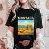 Rustic Montana State Wildlife and Landmark T-Shirt, Yellowstone Entrance Tee and Western Prairie Souvenir | OrnamentallyYou - 4 of 4