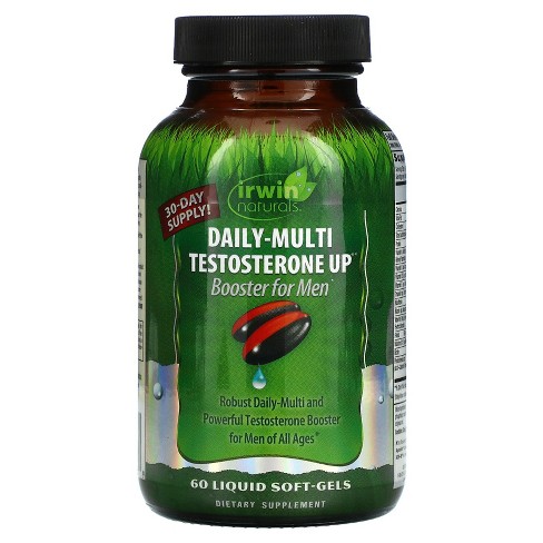 Irwin Naturals Daily-multi Testosterone Up Booster For Men, 60 Liquid ...