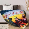 Naruto Throw Blanket Ichiraku Ramen Shop Soft Fleece Plush Blanket 45" x 60" - 2 of 4