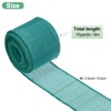 Unique Bargains Burlap Wired Edge Durable Thick Fabric Ribbons for DIY Crafts 1 Pc - 3 of 4