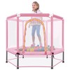 Whisen 55'' Toddlers Trampoline with Ocean Balls, Safe Net & Pads, Upgrade Zipper - 4 of 4