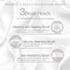 Project E Beauty Electric Facial Cleanser Set | 3 Exfoliating Brush Heads | 360° Rotation | Travel Cleansing Brush Set with 3 Brush Heads - 4 of 4