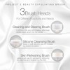 Electric Facial Cleanser Set by Project E Beauty | 3 Exfoliating Brush Heads | 360° Rotation | Travel Cleansing Brush Set with 3 Brush Heads - image 4 of 4