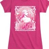 Girls' - Wicked - Glinda Pink Portrait and Logo Fitted Short Sleeve Graphic T-Shirt - 2 of 4