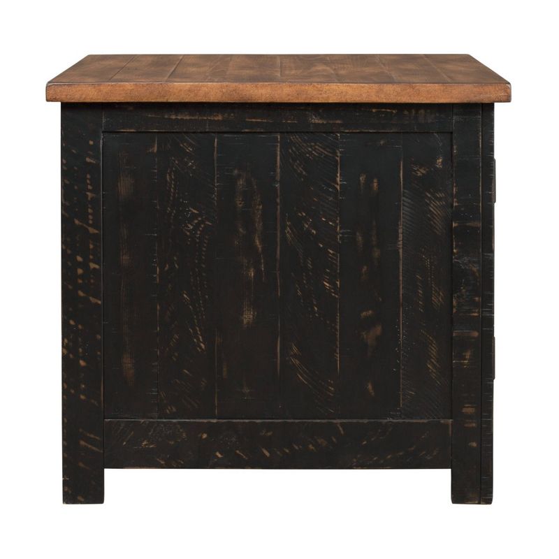 Valebeck Rectangular End Table Black/Brown - Signature Design by Ashley, 5 of 7