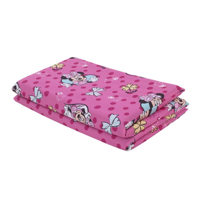Disney Minnie Mouse Pink and Aqua Preschool Nap Pad Sheet, 4 of 5