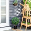 NicBex Artificial Ball Boxwood Topiary Trees Plants Indoor, Faux Fake Plants in Pot, Perfect for Home Office Living Room Decor, Set of 2 - 2 of 4