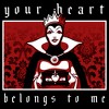 Men's Snow White and the Seven Dwarves Evil Queen Your Heart Belongs To Me Box T-Shirt - 2 of 4
