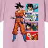 Dragon Ball Super Goku Character Panels Men's Black T-shirt - 2 of 2