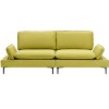 TiramisuBest 83" Modern Sofa Couches for Living Room, 3 Seater Sofa with Detachable Cover & double cushioning,Beige - 3 of 4