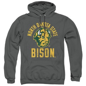 North Dakota State University NDSU Bison Official Bison Logo Adult Pull-Over Hoodie - 1 of 4