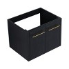 SEVOBAL Bathroom Storage Cabinets Wall Mounted Vanity With Soft Close Doors And Modern Design for Homes, Black, 23.25"*17.94"*17.96" - 2 of 4
