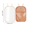 Unique Bargains Convenient Cartoon Ears Desktop Cosmetic Mirror 1 Pc - 2 of 3
