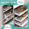 LunaLulinlk Pull out Cabinet Organizer, Expandable Heavy Duty Slide out Drawers for Kitchen, Pantry, Bathroom, 12.6-20.5in - 4 of 4