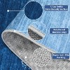Washable Rugs Modern Abstract Semicircular Floral Print Area Rug Soft Touch Throw Carpet for Living Room Stain Resistant Throw Carpet - 4 of 4