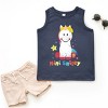 The Juniper Shop Mini Smiley Unicorn Distressed Toddler Tank - 3 of 4