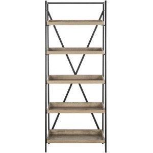 Joel Etagere - FOX4272 - Light Brown/Black - Safavieh Couture - 1 of 4