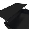 NicBex Modern Glass Coffee Table with Storage Drawers,Side Table with Lift Top,Functional End Table with LED Lights,Center Table for Living Room - 4 of 4