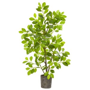 HomeStock  3.25 ft. Artificial Ficus Tree in Pot for Indoor/Outdoor - 1 of 4