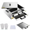 WeChef 2 Layer Cheung Fun Steamers Rice Noodle Roll Steamer Machine Stainless Steel Extra Tray Dimsum - 3 of 4