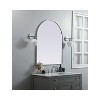 Elegant Lighting Metal Frame Arch Mirror 33x42 Inch in Silver - 3 of 4