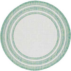 Courtyard CY8475 UV & Stain Resistant Non-Shedding Power Loomed Indoor/Outdoor Rugs - Safavieh - 1 of 4